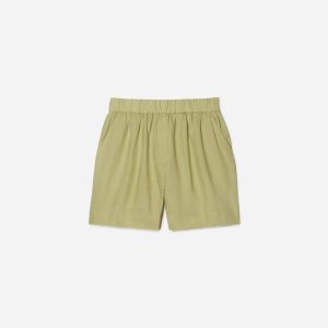 The Linen Boxer Short | Leek