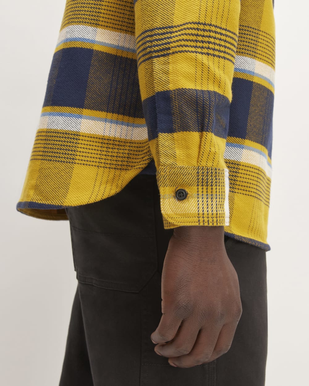 The Heavyweight Overshirt | Uniform | Honey / Heritage Blue / Navy / Bone - Image 5