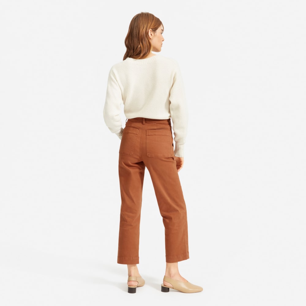 The Straight-Leg Crop | Cocoa Brown | Regular - Image 3
