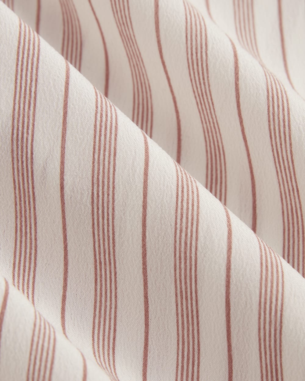 The Boxy Shirt in Washable Silk | Bone / Dusky Rose - Image 6