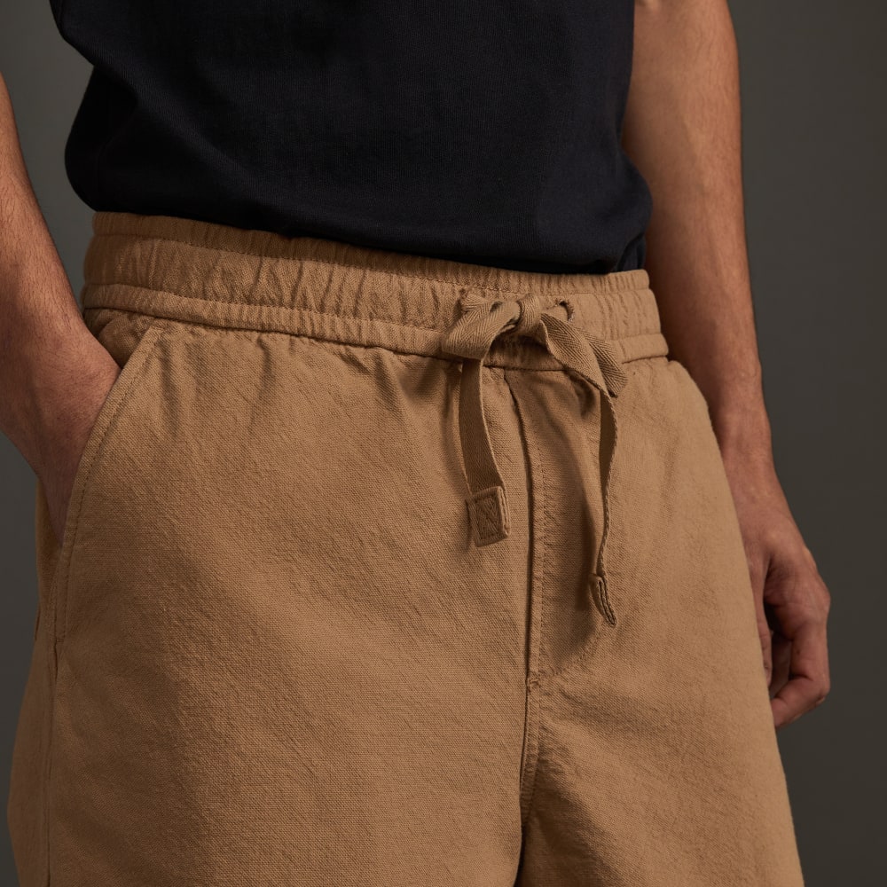 The Canvas Organic Cotton Drawstring Pant | Cappuccino - Image 4