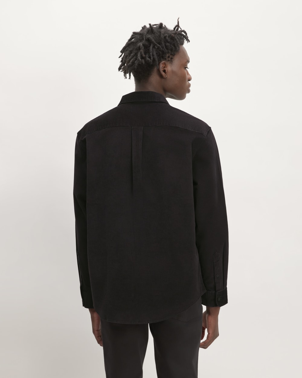The Relaxed Corduroy Shirt | Black - Image 6