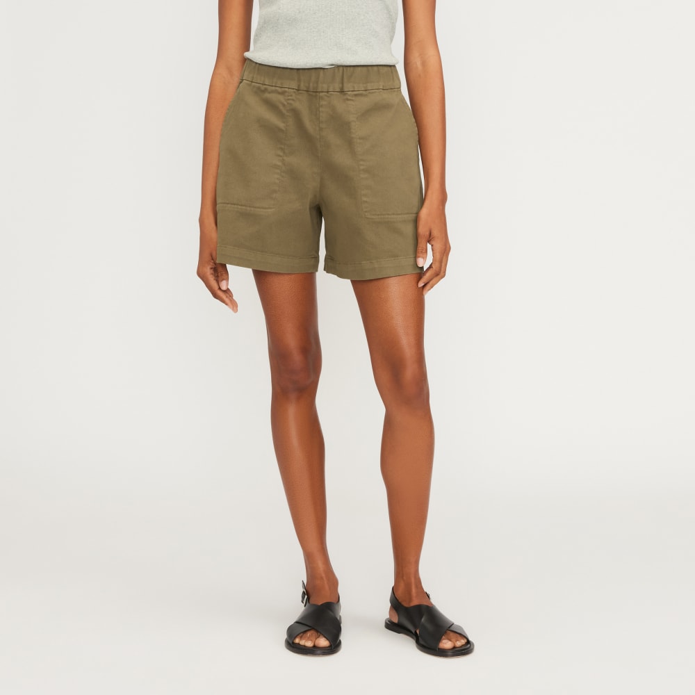 The Organic Pull-On Short | Beech