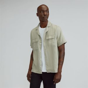 The Resort Shirt in Linen | Seagrass
