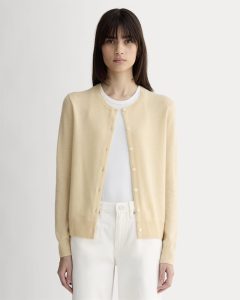 The Classic Cardigan in Cashmere | Creme
