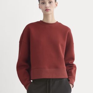 Luxe Fleece Sweatshirt | Merlot