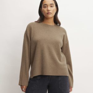 The Good Merino Wool Crewneck Sweater | Praline