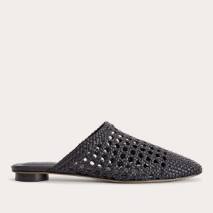 The Day Mule | Black Woven