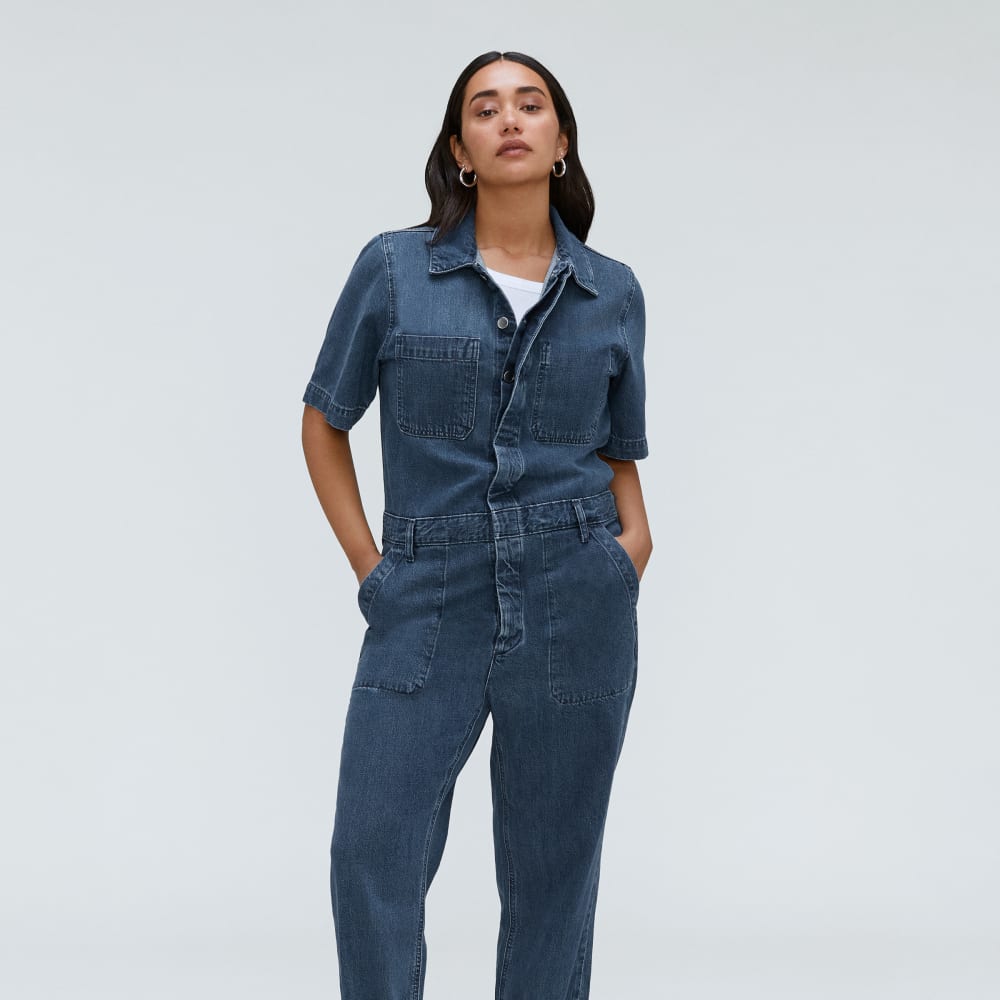 The Supersoft Jean Coverall | Work Blue - Image 6