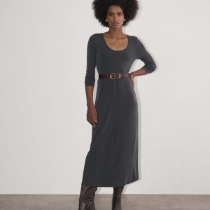 The Maddie Dress in Butterknit | Black