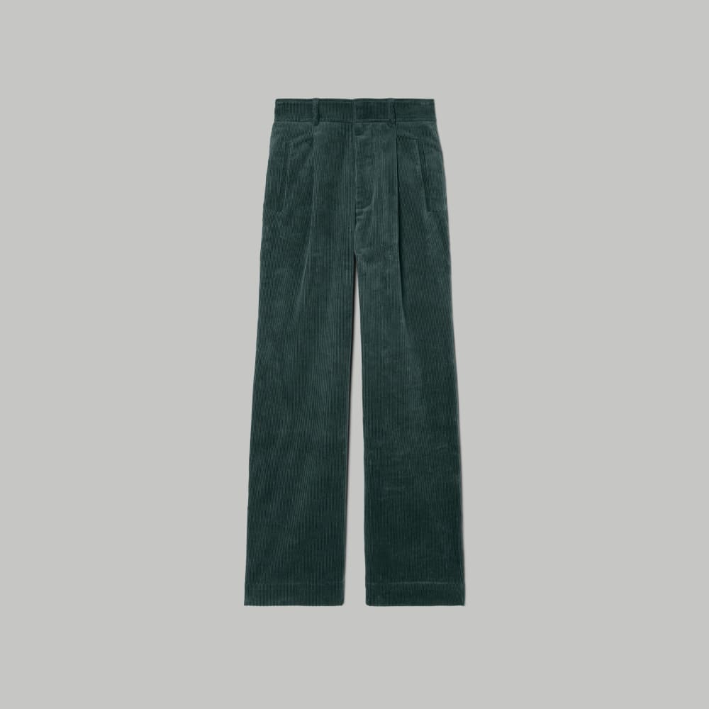 The Corduroy Way-High® Drape Pant | Evergreen - Image 2