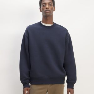 The ReTrack Crewneck Sweatshirt | Navy