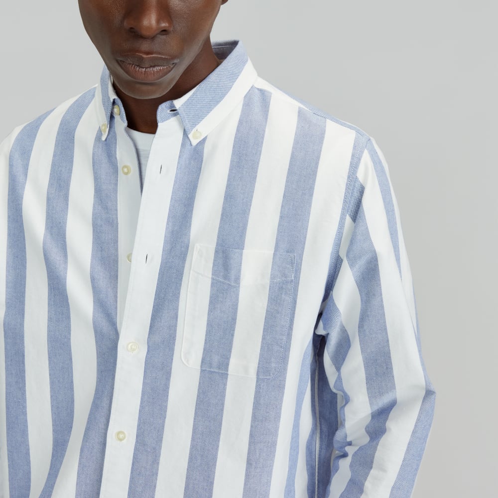 The Classic Oxford Shirt | Mazarine Blue / Bone | Standard - Image 4