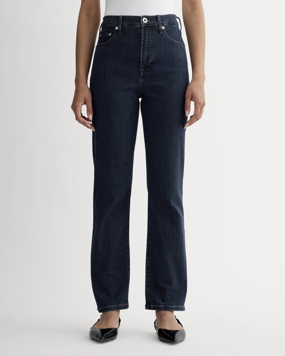 The High-Key Stovepipe Jean | Dark Indigo - Image 3