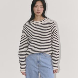 The Cocoon Crew in Everyday Cotton | Canvas / Navy