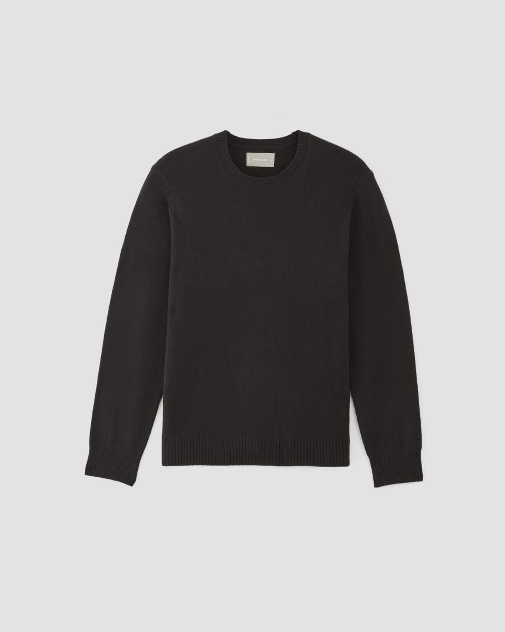 The Premium Merino Crew Neck Sweater | Black - Image 2
