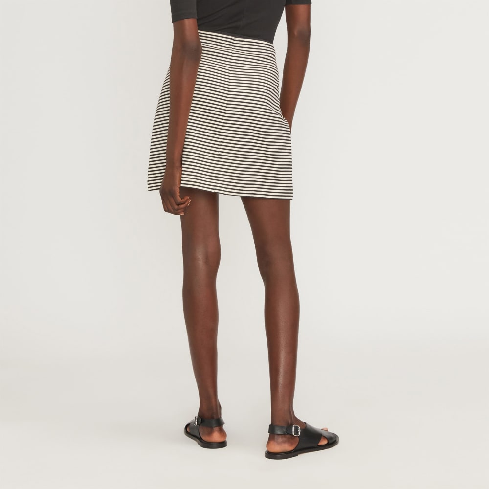 The Dream Mini Skirt | Parchment / Black - Image 3