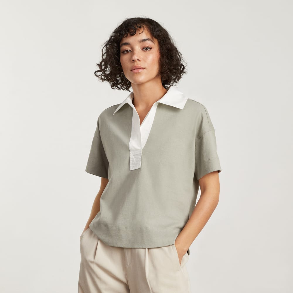 The Retro Jersey Polo | Smoke / Bone - Image 2