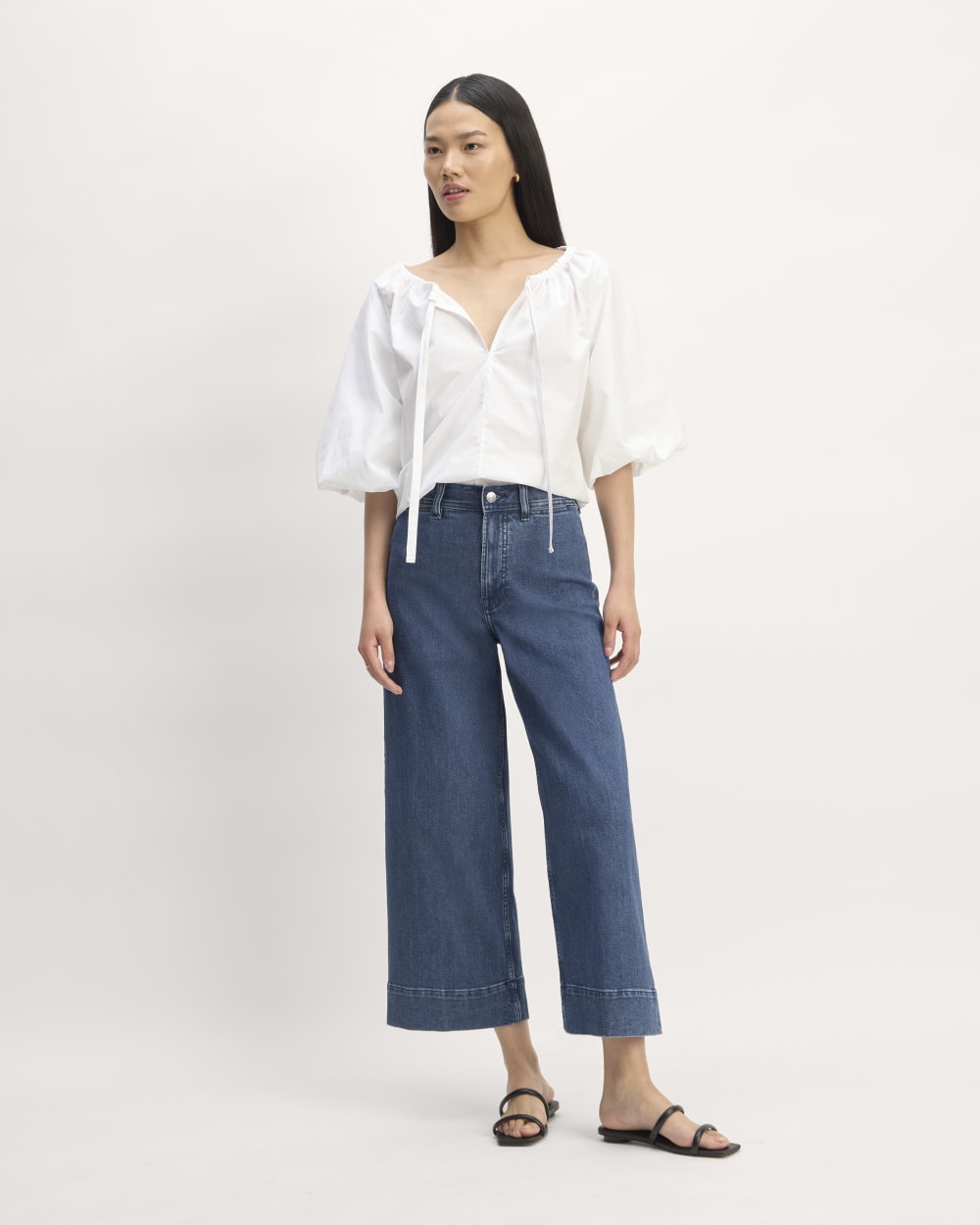 The Mariner Cropped Jean | Ocean Blue