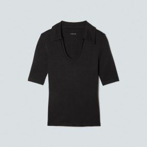 The Super-Soft Short Sleeve Polo | Black