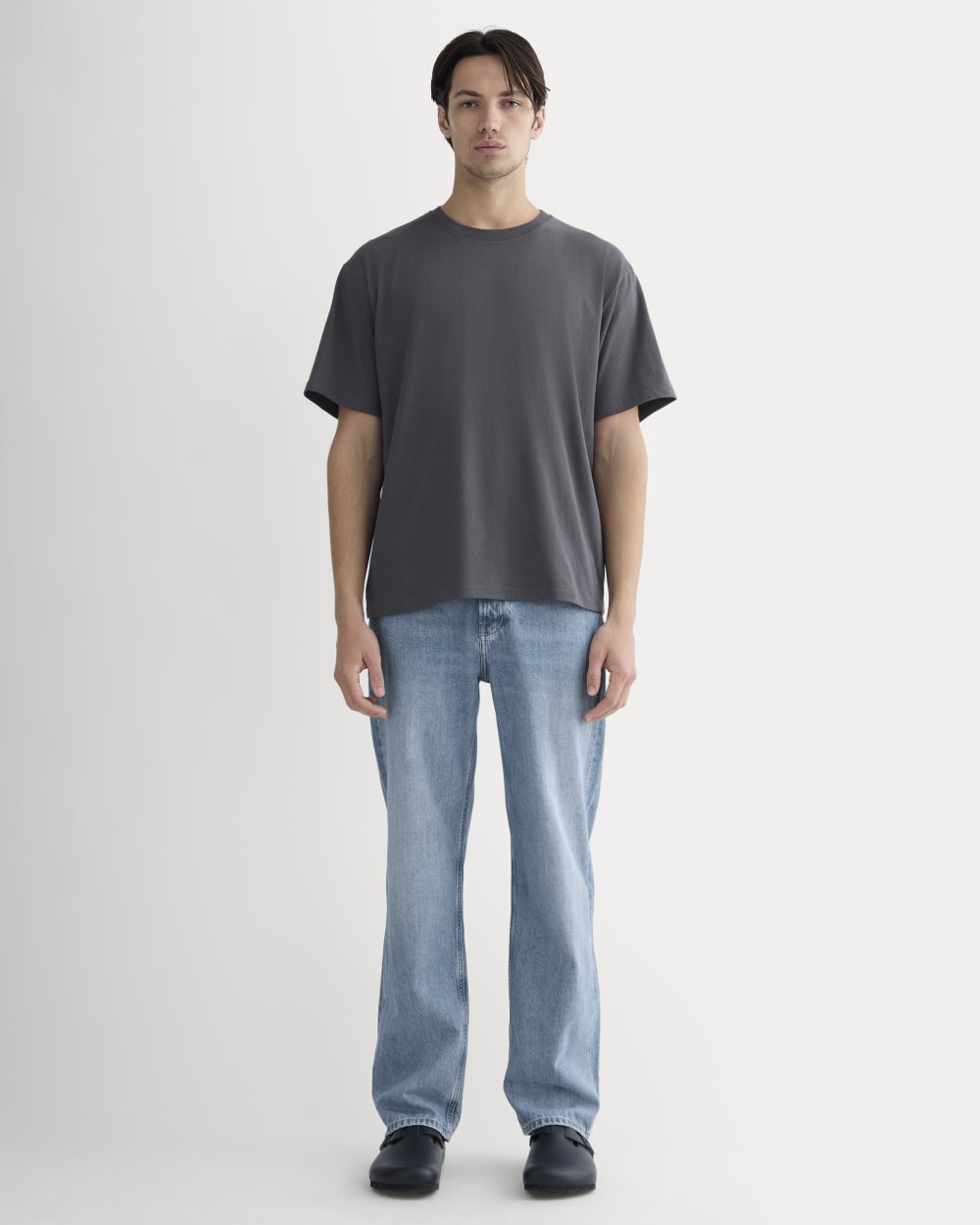 The Premium-Weight Relaxed Crew | Uniform | Graphite - Image 3
