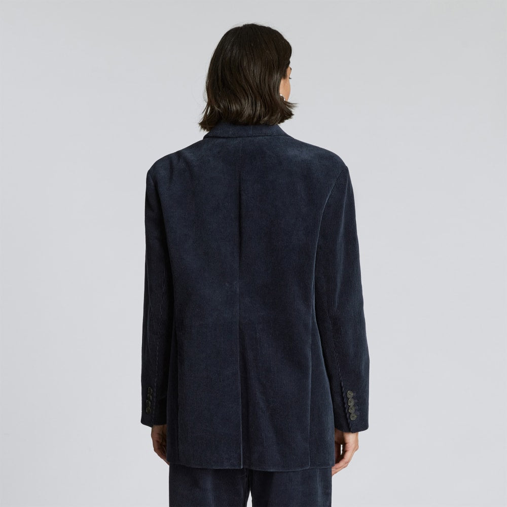 The Corduroy '80s Blazer | Deep Navy - Image 3