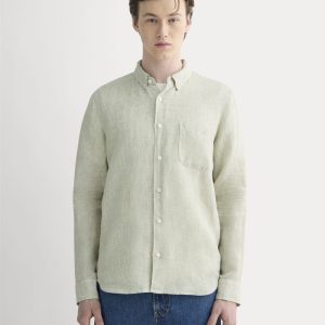 The Classic Shirt in Linen | Elm Gingham
