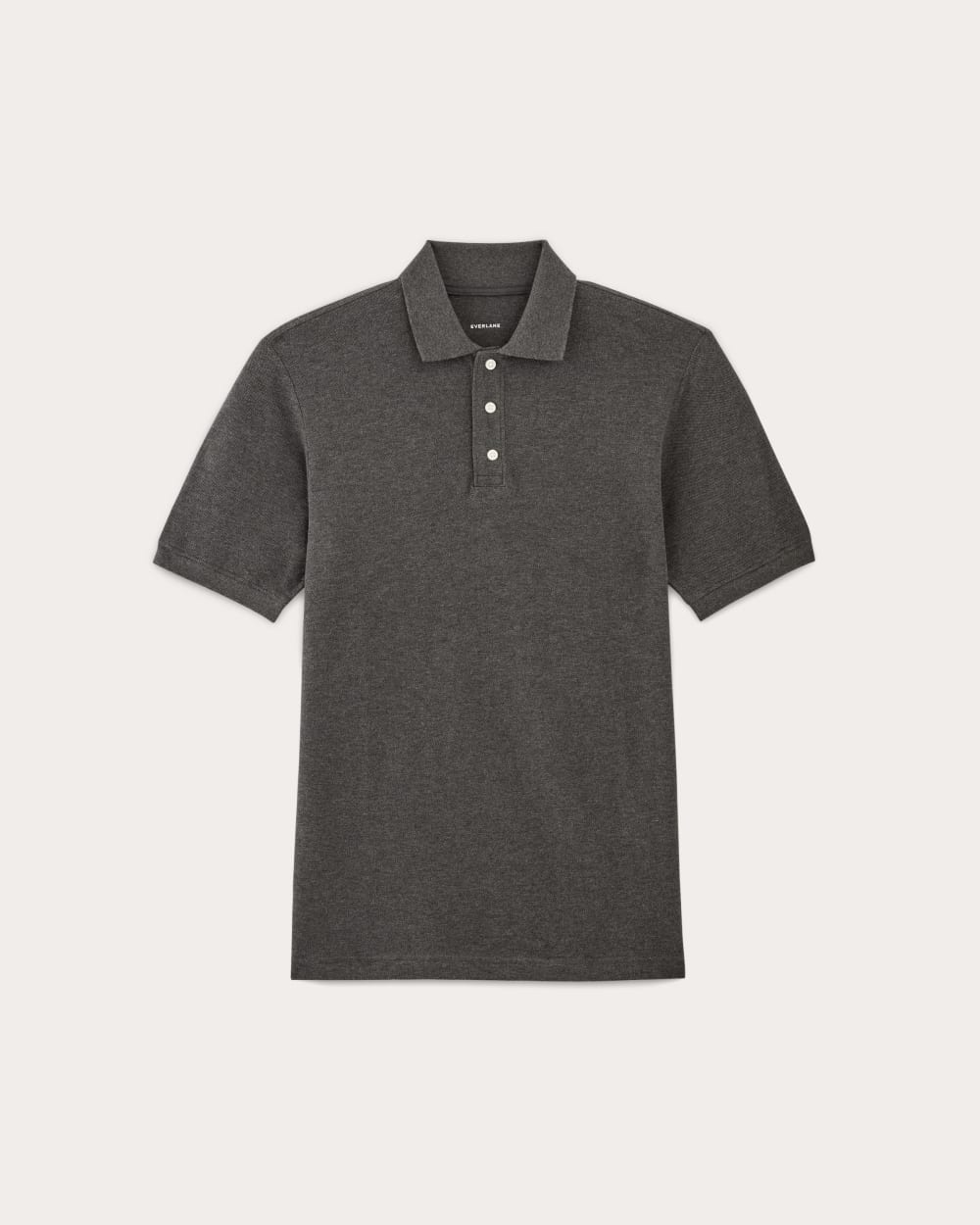 The Pique Polo | Heathered Graphite - Image 2