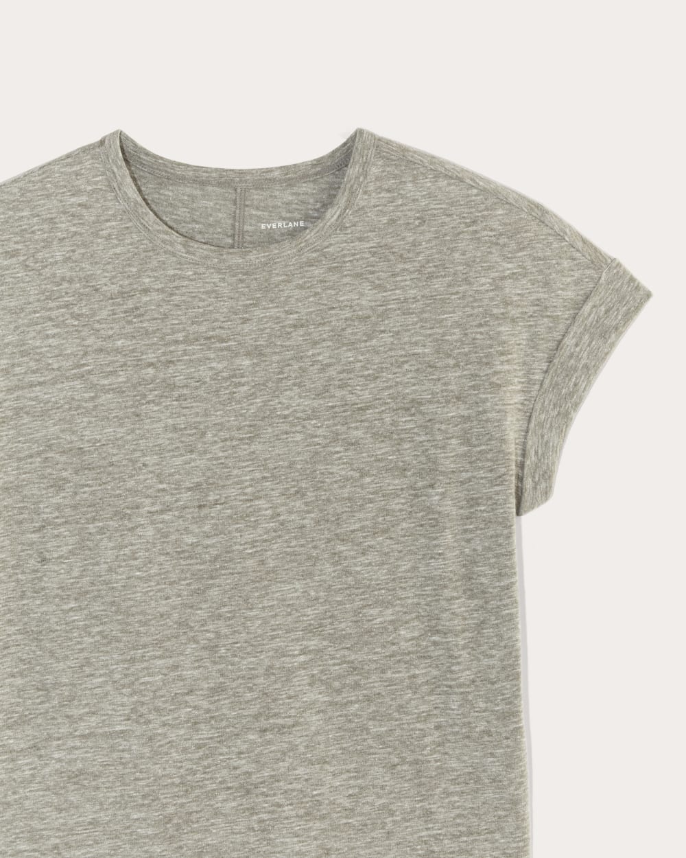 The Perform Tee | Heathered Grey / Olive - Image 6