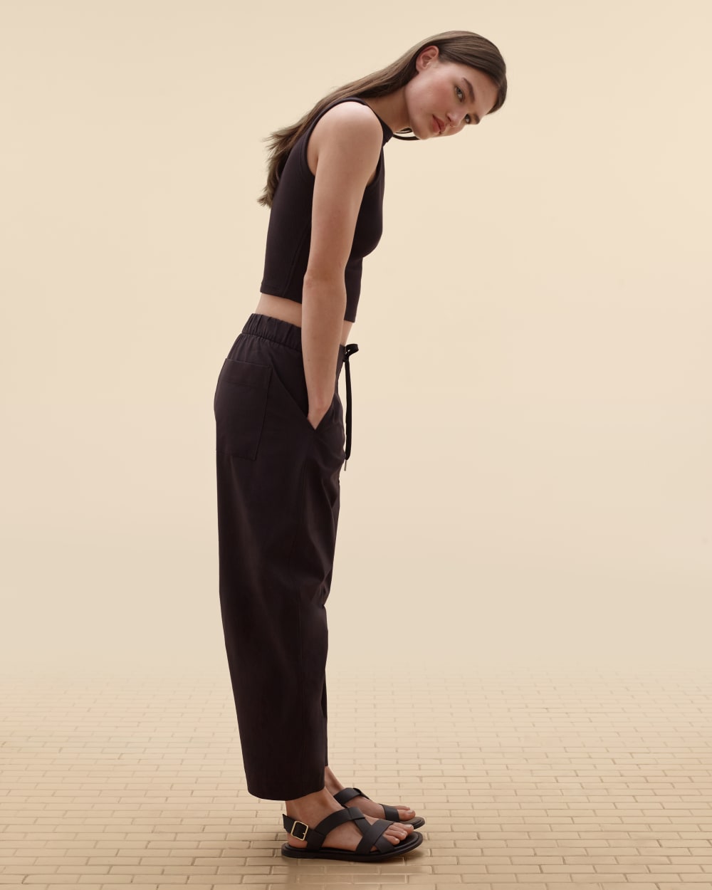 The Anywhere Barrel Pant | Black - Image 7