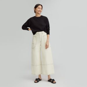 The Way-High® Gardener Cropped Jean | Ecru