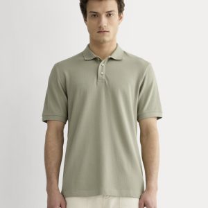 The Pique Polo | Eucalyptus