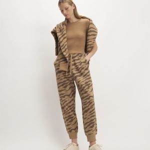 The ReTrack Jogger | Cocoa Tiger Stripe