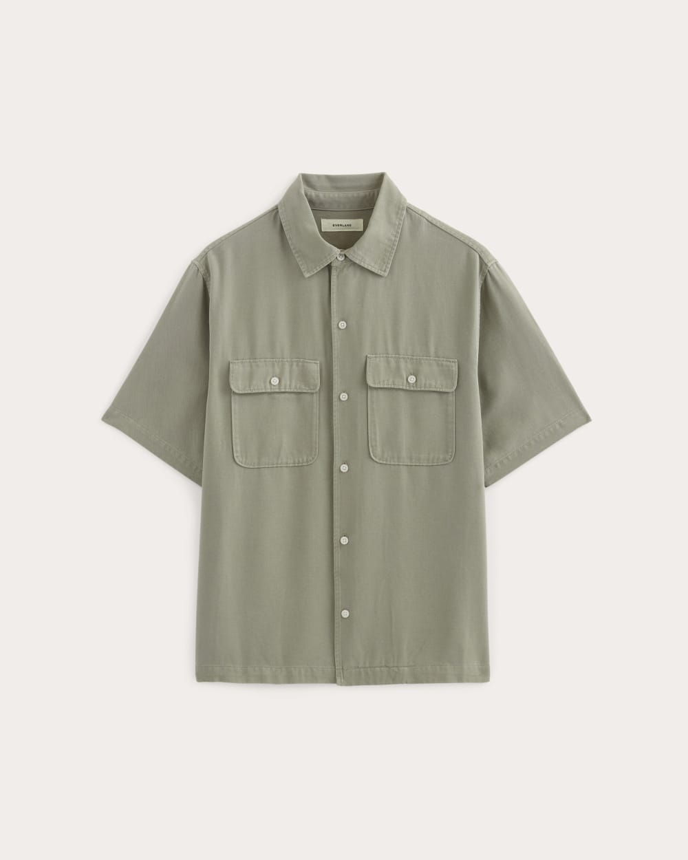 The Relaxed Utility Shirt in Buttersoft | Sage Green - Image 2