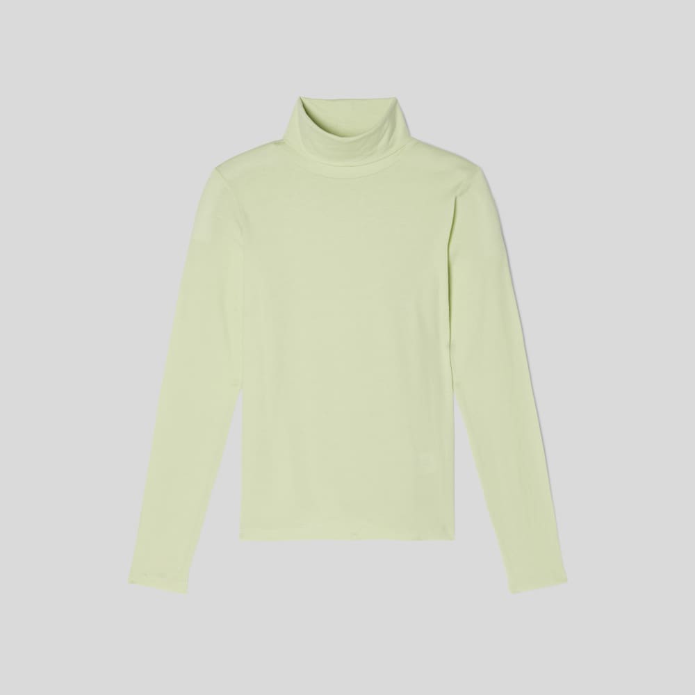 The Organic Cotton Turtleneck | Seafoam Green - Image 2
