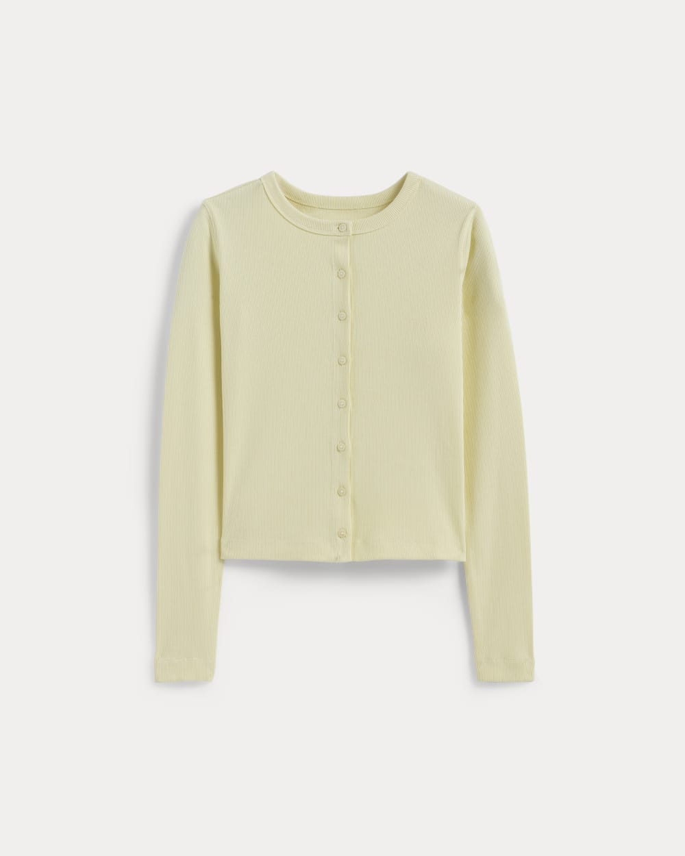 The Selfie Cardigan | Light Yellow - Image 2
