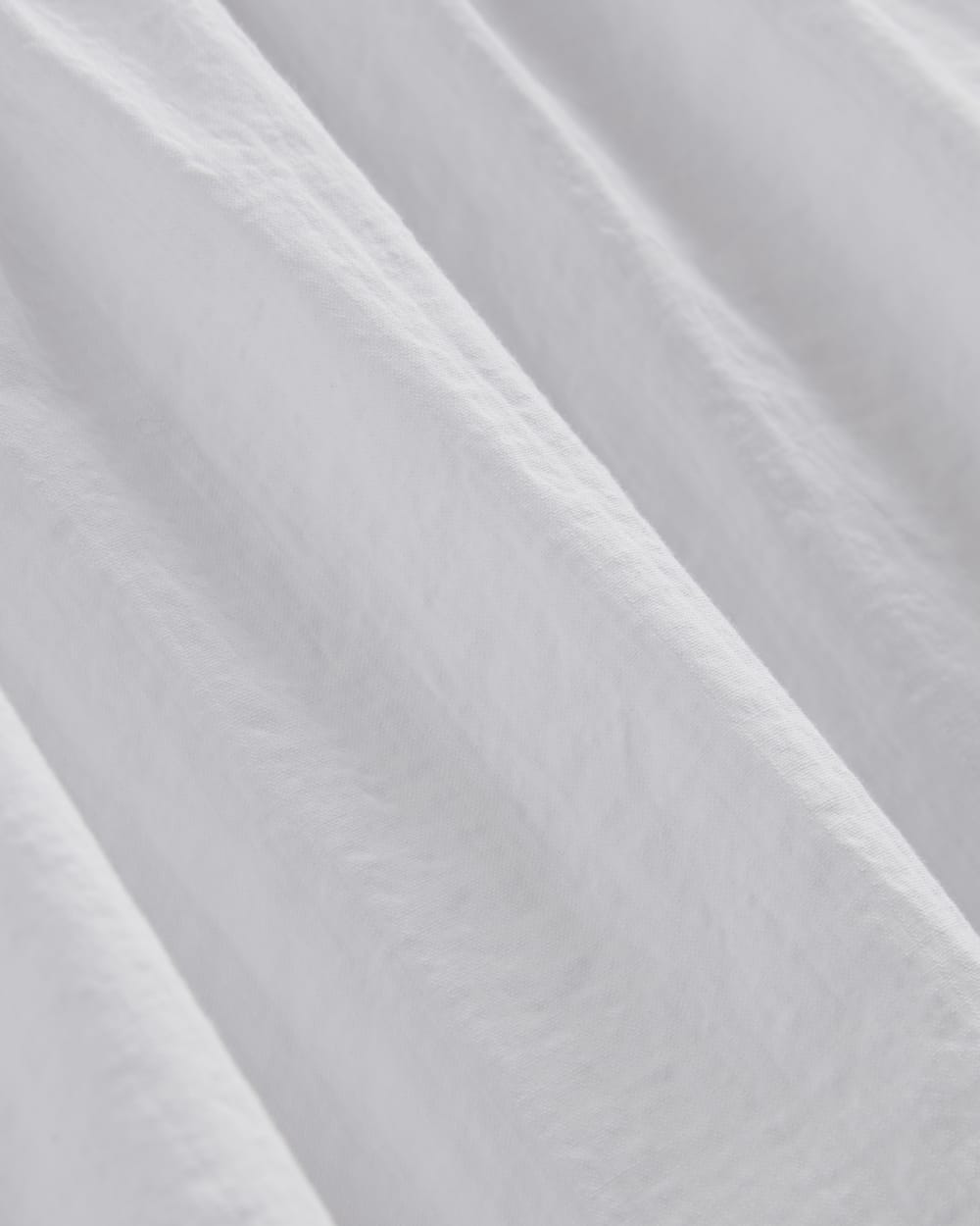 The Gauze Puff-Sleeve Mini Dress | White - Image 5