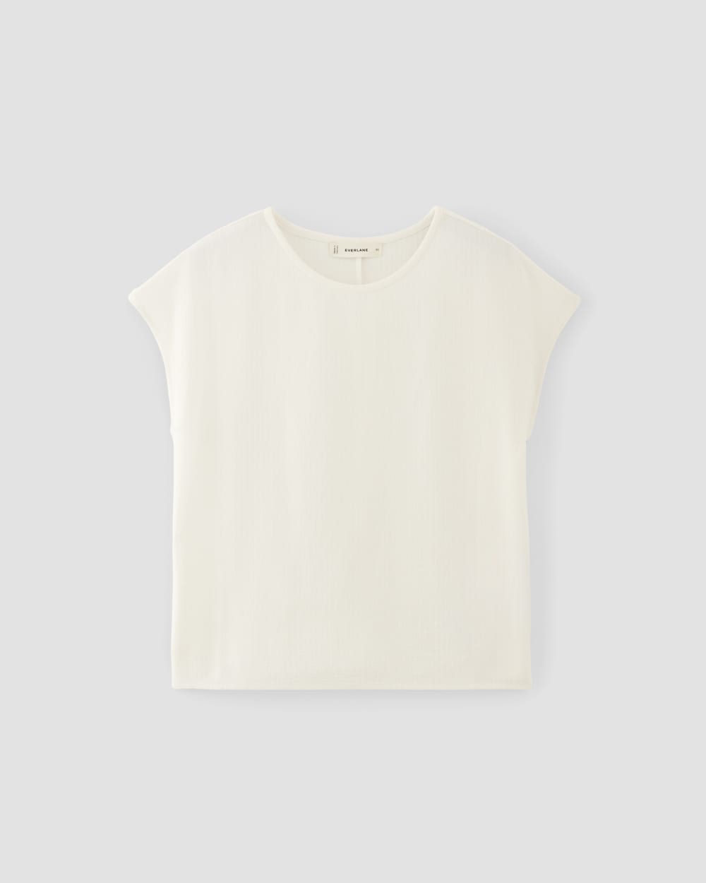 The Mini Jacquard Stripe Top | Bone - Image 2