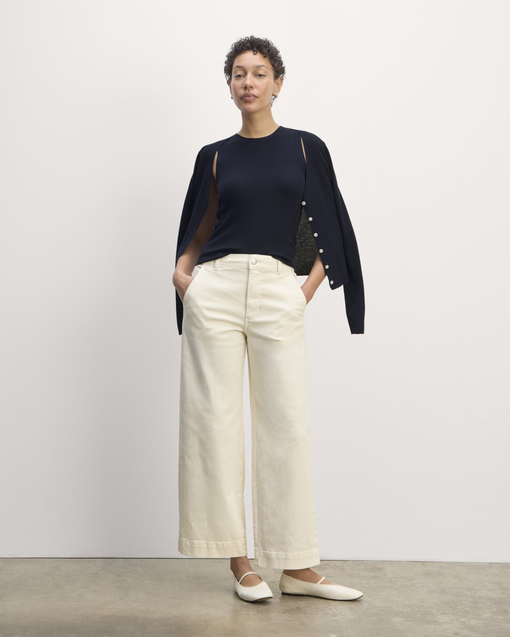 The Tank in Ultrasoft Merino | Navy - Image 4