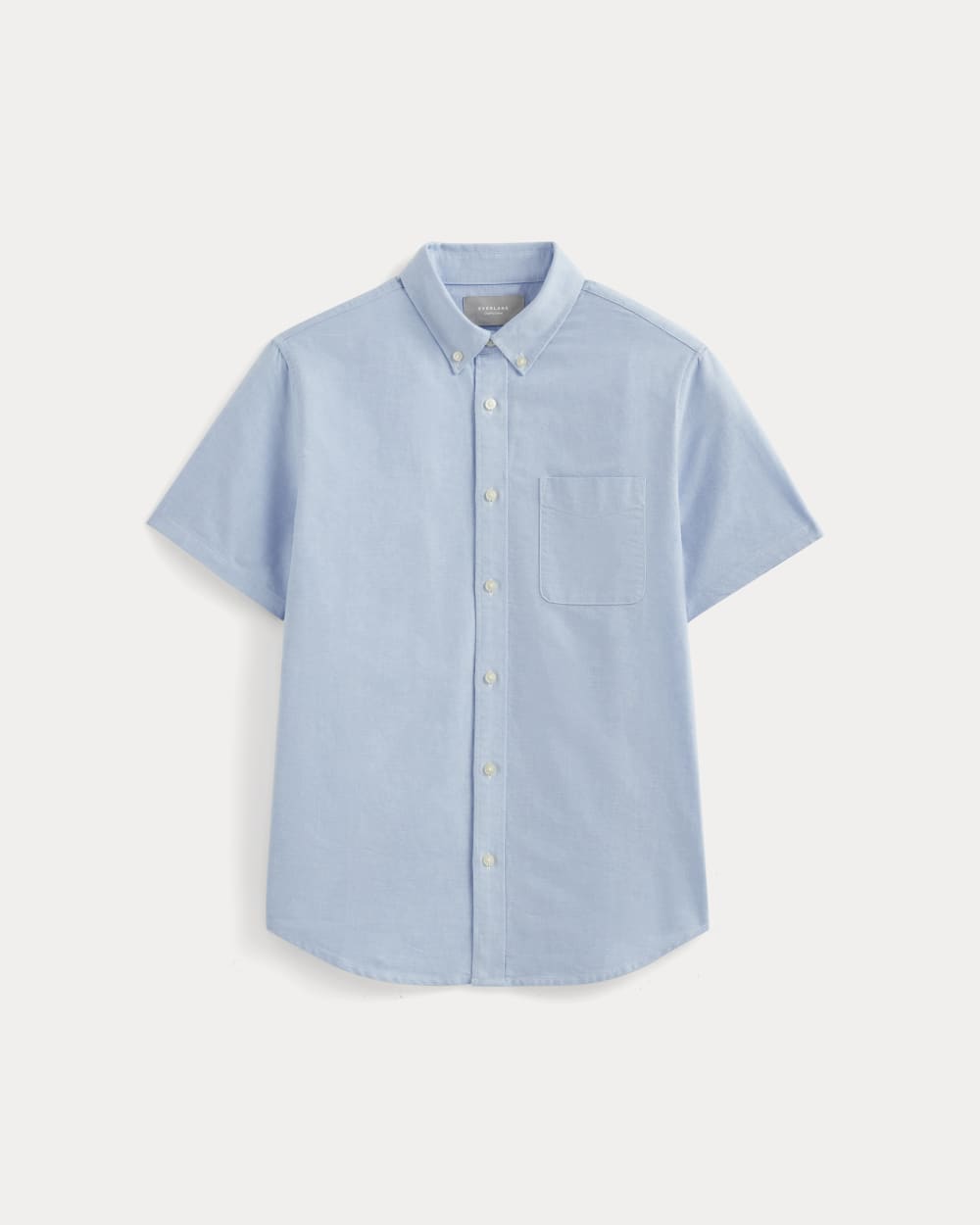 The Organic Short Sleeve Oxford Shirt | Light Blue - Image 2