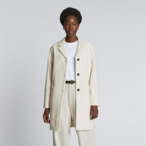 The Italian ReWool? Cocoon Coat | Cream