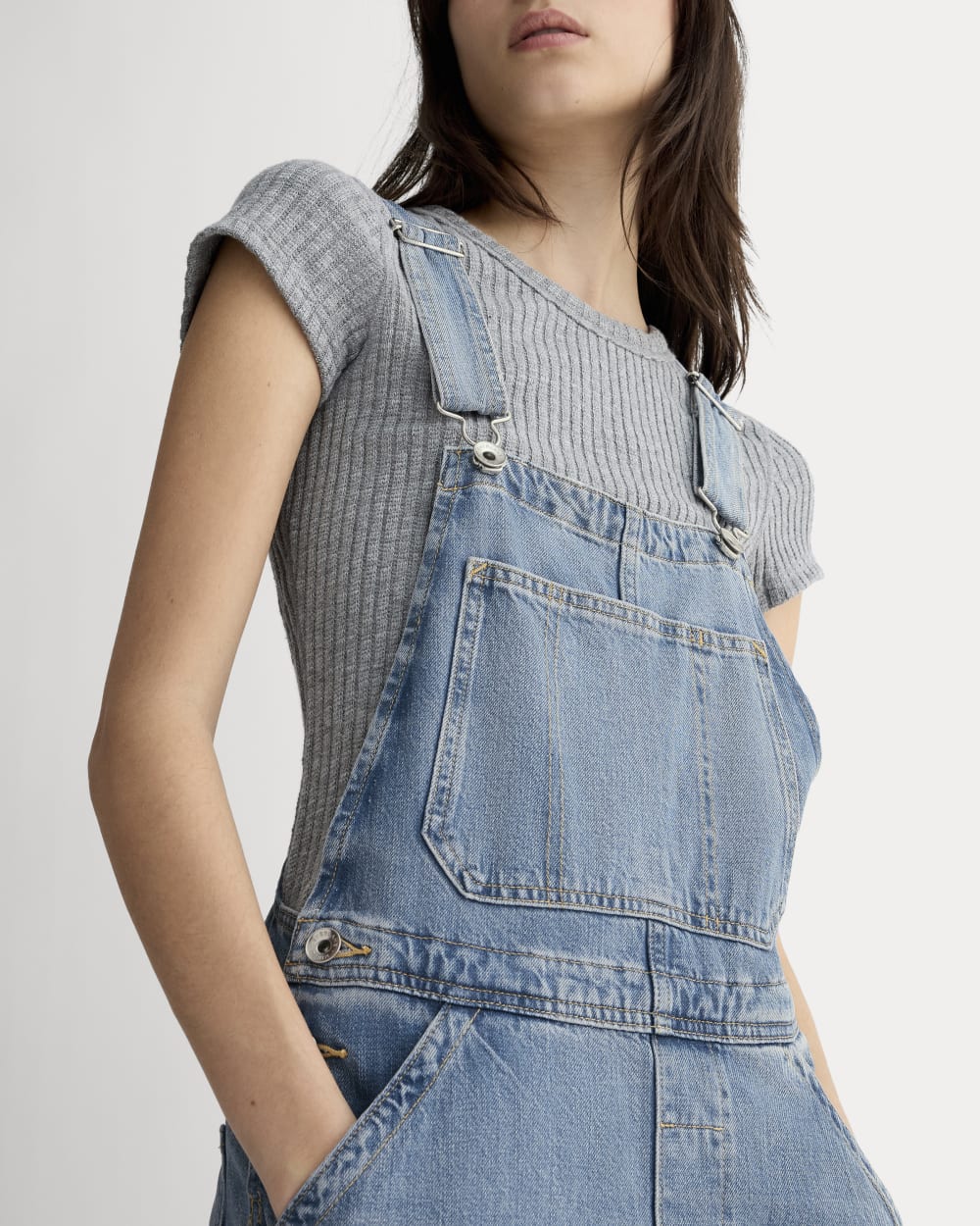 The Curve Overall | Light Indigo - Image 3