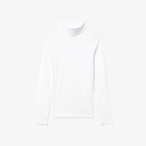 The Organic Cotton Turtleneck | White
