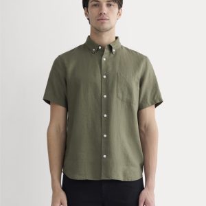 The Classic Short-Sleeve Shirt in Linen | Kalamata