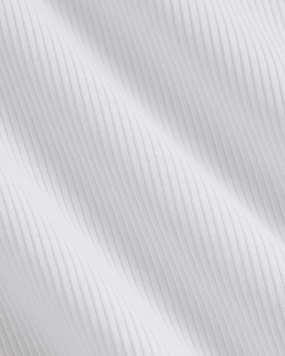 The Luxe Rib Long-Sleeve Scoop-Neck Tee | White - Image 5