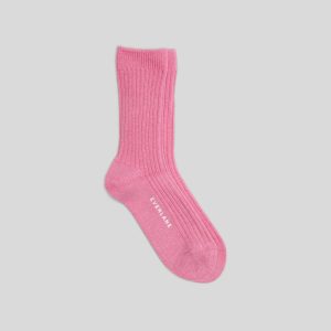 The Ribbed Sweater Sock | Fuchsia Pink