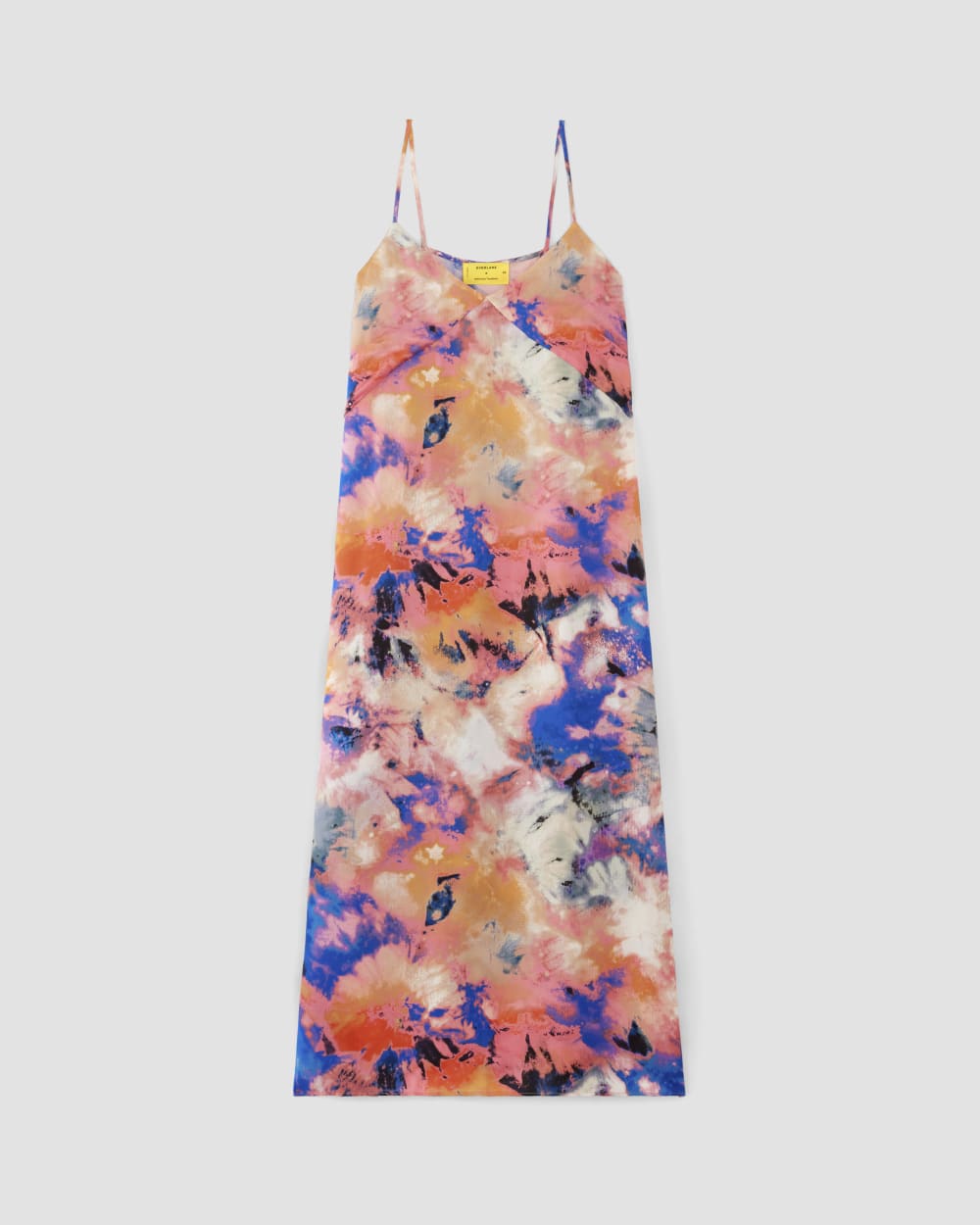 The Everlane x Marques' Almeida Satin Tie-Dye Dress | Multi Tie-Dye - Image 2