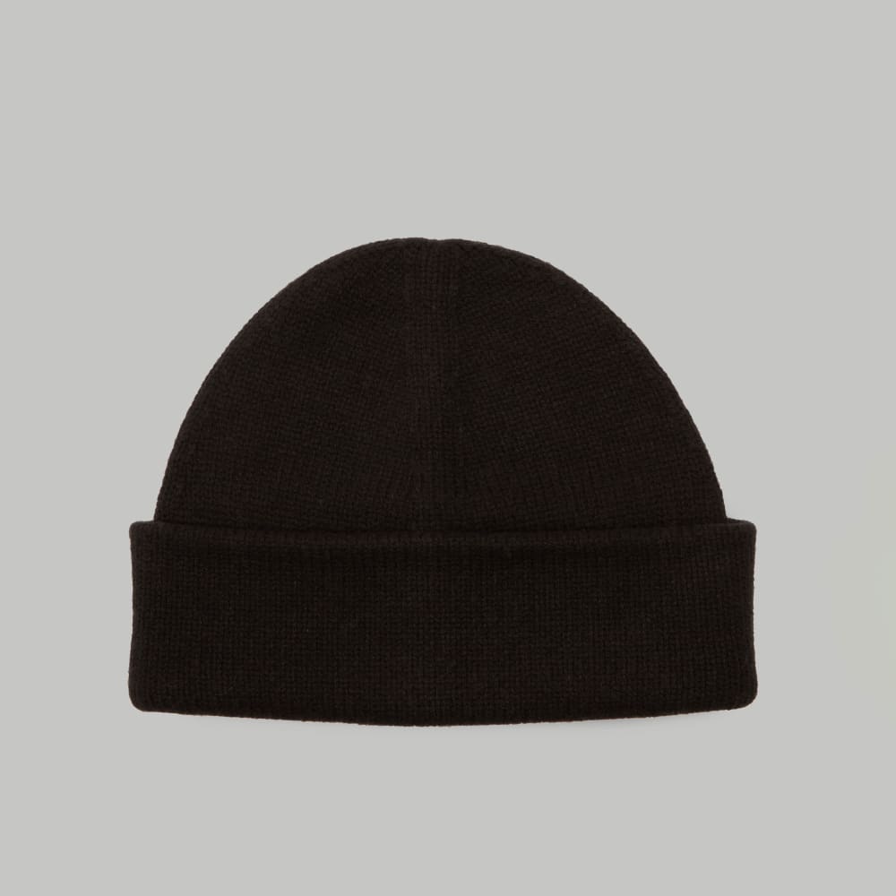 The Felted Merino Beanie | Black