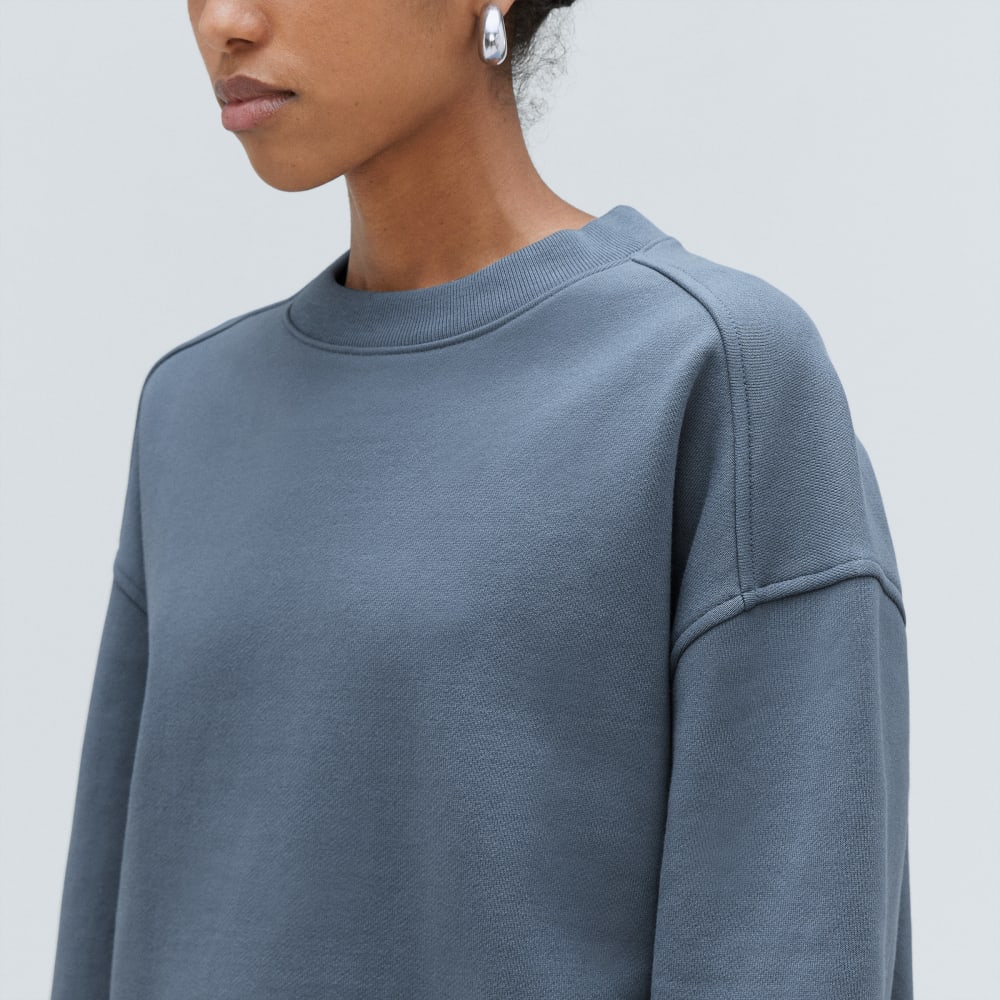 The Track Oversized Crew | Faded Blue - Image 6