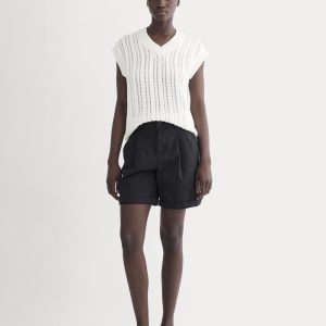 The Pleated Chino Short | Black